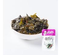Instant seaweed salad, spicy and crispy seaweed shreds, sour and spicy kelp kimchi, healthy marine vegetables, delicious pickles, side dishes, sushi cold salad, casual snacks (Kelp slices,1000g)