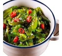 Instant Seaweed Salad, Sweet and Sour Seaweed Shreds,Pickled Skirt Vegetables,Cold Salad Side Dishes 100g/bag,Spicy Pickled Vegetables,Delicious Kimchi,Cold Dishes,Casual Snacks (Seaweed stem,10 Bag)