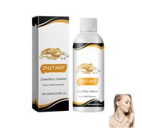 Instant Shine Jewelry Cleaner - Fast-Action Tarnish Remover for Gold, Silver, Diamonds and Precious Stones, Glass Surfaces, Restores Mirror-Like Brilliance, Easy At-Home Cleaning Solutions (1pc)