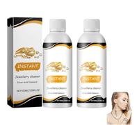 Instant Shine Jewelry Cleaner - Fast-Action Tarnish Remover for Gold, Silver, Diamonds and Precious Stones, Glass Surfaces, Restores Mirror-Like Brilliance, Easy At-Home Cleaning Solutions (2pcs)