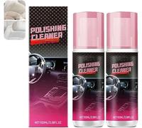 Instant Shine & Protection Car Interior Polisher - 2026 Upgraded Car Interior Cleaner, Removes Dirt, Restores Shine, Multifunctional Auto Detailing Cleaner for Upholstery, Dashboard (2 Pcs)