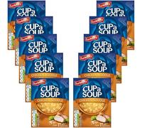 Instant Soup Bundle with Batchelors Cup a Soup Chicken Noodle 94g - 10 Pack | Instant Chicken Noodle Soup, Low In Fat and Sugar, No Artificial Food Colours.