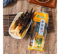 Instant Spicy and Crispy Bamboo Shoot Tips, Pickled Pepper Hand Peeled Bamboo Shoots 230g, Pickled Vegetables, Side Dish, Delicious Pickles, Chinese Spicy latiao Casual Snacks (Pickled Pepper,1pack)