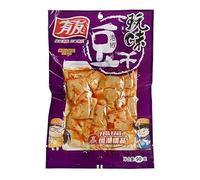 Instant spicy hot dried bean curd, Spicy gluten, Sichuan specialty, Pickled pepper dried tofu 90g/bag, spicy strips slices, vegetarian food, side dishes, Chinese snacks (Pickled pepper flavor,5 bags)