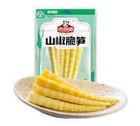 Instant spicy red oil bamboo shoots, crispy bamboo shoots, Bamboo shoot slices, bamboo shoot tips Spicy strips, Hand-peeling bamboo shoots,Vegetable pickles，snack (Shanjiao flavor,10 bag)