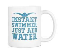Instant Swimmer Just Add Water - Swimming Coffee Mug, 11 Ounce