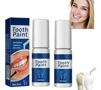 Instant Teeth Portable Whitening Pen Removes Teeth Stains Brightens and Polishes Teeth Whitening Pen Gentle Protection Suitable for Smokers (2 pcs)