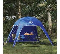 Instant Tent 4-Person Quick-Release Azure Blue 185T Polyester for Family Camping, Outdoor Adventures, and Travel, 260x260x197 cm
