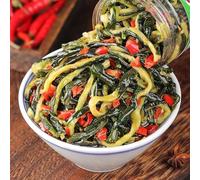 Instant vegetable pickles,handmade color pepper chili sauce, side dishes, seasonings, pickles Chinese snacks pickles, Chinese specialty spicy dishes snacks gifts (Crispy cucumber 220g,1can)