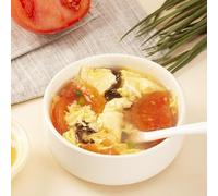 Instant Vegetable Soup,seaweed mushroom soup,freeze dried vegetable bag,Healthy and Nutritious Ready-to-Eat Breakfast,Chinese food,convenient vegan soup,vegetables Tomato soup (Tomato Soup,3 bag)