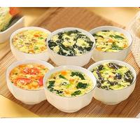 Instant vegetable Soup,Wild green Wakame,tomato soup,Seaweed,Corn,Mushroom,fresh vegetables,6g/bag,No GMO,Healthy Nutritious soup,Variety Flavor,Ready-to-Eat Breakfast (Mixed flavors,5bag)