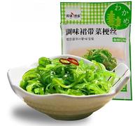 Instant Vegetables Snacks & Side Dishes 300G/Bag, Seaweed Snacks, Seaweed Salad, Skirt Pickled Vegetables, Spicy Kimchi, Casual Snack, Vegan, Seasoned Dishes (3 Bags)