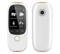 Instant Voice Language Translator Device, Mini Handheld Two Way WiFi Translator, Support Multi- Languages, for Learning Travel Business,White (White),White