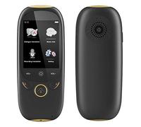 Instant Voice Language Translator Device, Mini Handheld Two Way WiFi Translator, Support Multi- Languages, for Learning Travel Business,White (Black),Black