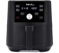 Instant Vortex Digital Single Drawer Air Fryer with Easy to Use 4 Smart Programmes - Air Fry, Bake, Roast and Reheat Capacity, Non-Stick and Dishwasher Safe Basket, Black - 5.7 Litre, 1700W