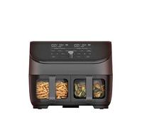 Instant Vortex Plus Dual Air Fryer With Clearcook, Black 7.6L- Air Fry, Bake, Roast, Grill, Dehydrate &Amp; Reheat Black