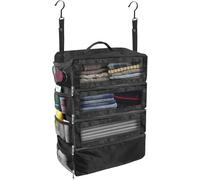 Instant Wardrobe For Suitcase,Hanging Packing Cubes,Suitcase Organizer,Travel Luggage Organizer Portable Hanging Travel Shelves Collapsible Hanging Packing Cubes For Carry On Suitcase,Black,Modern