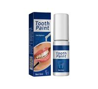 Instant White Tooth Paint, Teeth Whitening Pen for Stain Remover, Tooth Polish with Quick-Dry Formula, Portable for a Bright Smile, Suitable for Women and Men, 5ml (1pc)
