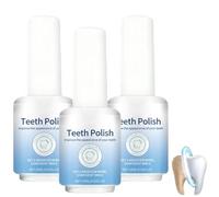 Instant Whitening Dental Lacquer 15 ml,Tooth Polish Uptight White,Whitening Tooth Paint,Dental Teeth Whitening Pen,Teeth Paint White Instant,Dental Bright,Instant Teeth for Polish Stain Removal (3PC)