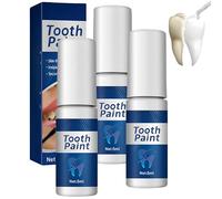 Instant Whitening Dental Lacquer, Teeth Oral Cleaning Care, Tooth Polishing and Brightening, White Paint for All Types Teeth, Paint Enamel, Tooth Polish Uptight White (3PCS)