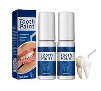 Instant Whitening Dental Lacquer, Teeth Whitening Paint, Tooth Polish Uptight White, Instant Teeth for Polish Stain Removal, Cleaning Serum for Teeth Polish Stain Removal (2pcs)