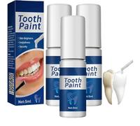 Instant Whitening Dental Lacquer, Teeth Whitening Paint, Tooth Polish Uptight White, Instant Teeth for Polish Stain Removal, Cleaning Serum for Teeth Polish Stain Removal (3pcs)