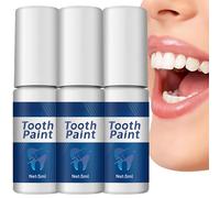 Instant Whitening Dental Lacquer,Tooth Polish Uptight White,Whitening Tooth Paint,Paint Enamel,Instant Teeth for Polish Stain Removal,Tooth Polish Uptight White,Brighting & Polish Teeth in Minutes (3)