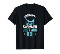 Instant Winter Swimmer just add Ice Value Graphic T-Shirt, Men, Black, S
