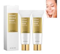 Instant Wrinkle Eraser, Skipping The Line Instant Wrinkle Eraser Face Cream, Face Tightening Cream, Skin Firming Moisturizer For Body, Anti-Aging and Reduces Fine Lines, Dark Circles (2pcs)