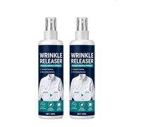 Instant Wrinkle Releaser Spray, Instant Wrinkle Release - No Iron, Travel-Ready, Static-Free & Fresh, Perfect for Home or On-the-Go (2pcs,50ml)