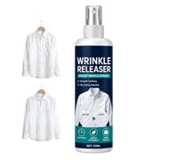 Instant Wrinkle Releaser Spray, No Iron Fabric Smoothing Spray, Crease Release Sprays, Fabric Refresher and Deodorizing Mist, Reduces Creases on Bedding Curtains Shirts and Dresses