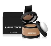 Instantly Hairline Powder & Root Touch Up, Waterproof & Windproof Hair Concealer, Instant Hair Loss Concealer Thinning Hair for Receding Hairlines Professional With Mirror & Puff (Dark Blonde)