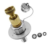 Instantly Install Campers Freshwater Filler Port Systems Water Inlet Stainless Steel Construction for Travel Water Fill Inlet