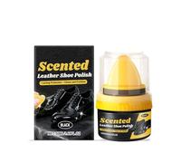 Instantly Renew Old Leather - Black Scented Leather Shoe Polish 50ml | Removes Stains, Deeply Nourishes Dull/Aged Footwear