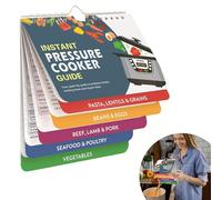 Instantpot Cheat Sheet Magnets Cooking Guide Booklet, Pressure Cooker Accessories, Cookbooks Instant Pressure Cooker Magnet Sheets, Instapot Accessories Quick Reference Guide Magnetic Cheat Sheets