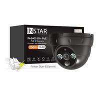Instar IN-8403 2K+ black - LAN/PoE surveillance camera with AI (Artificial Intelligence) - IP camera - Power over Ethernet - PIR - Night vision - for indoor and outdoor use - HomeKit - MQTT