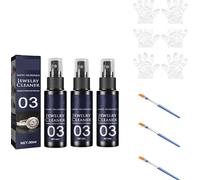 Instashine Jewelry Cleaner, Anti-Tarnish Quick Jewelry Cleaning Spray, Instant Shine Jewelry Cleaner Spray, Restore Sparkle, Long-Lasting Protection (3Pcs)