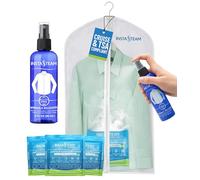 InstaSteam - Clothes Wrinkle Remover - Deodorize - Electricity-Free Travel Steamer - Starter Box - Smallest Steamer - Breaking News…