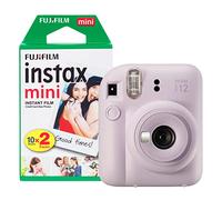 instax Fujifilm Mini 12 Instant Camera with 20 Shot Film Pack - Lilac Purple