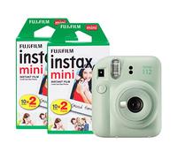 instax Fujifilm Mini 12 Instant Camera with 40 Shot Film Pack - Mint Green