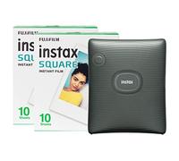 Fujifilm Instax Square Link Wireless Smartphone Photo Printer - Green (Printer + 20 Shot Pack)