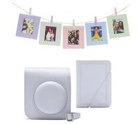 instax mini 12 Accessory Kit in Clay White Bag in Black