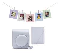 INSTAX mini 12 acessory kit, Camera case, Photo Album, Hanging Cards and pegs, Clay White