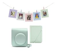 INSTAX mini 12 acessory kit, Camera case, Photo Album, Hanging Cards and pegs, Mint Green