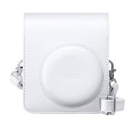 instax mini 13 camera case with adjustable shoulder strap, Clay White