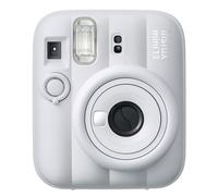 instax mini 13 instant camera with built-in Automatic flash, built-in selfie mirror, close up macro,modeself timer, Clay White