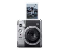 instax mini 99 instant film camera, with colour effects, Brightness control, Landscape/Normal/Macro modes, uses instax mini film. Silver colour finish