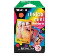 instax mini insant film, Rainbow border, 10 shot pack, suitable for all instax cameras and printers