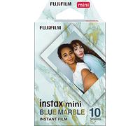 instax mini instant film, Blue Marble border, 10 shot pack, suitable for all instax mini cameras and printers