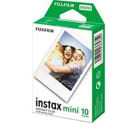 instax mini instant film, white border, 10 shot pack, suitable for all instax mini cameras and printers